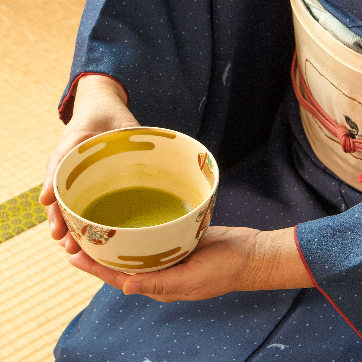 茶道 男着物