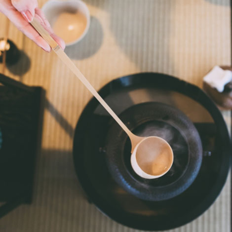 茶道 男着物