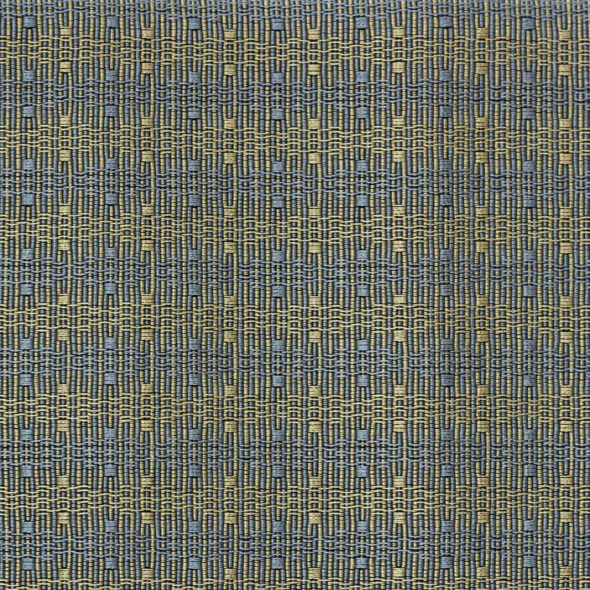 角帯 正絹 米沢織物 空海 黄×青