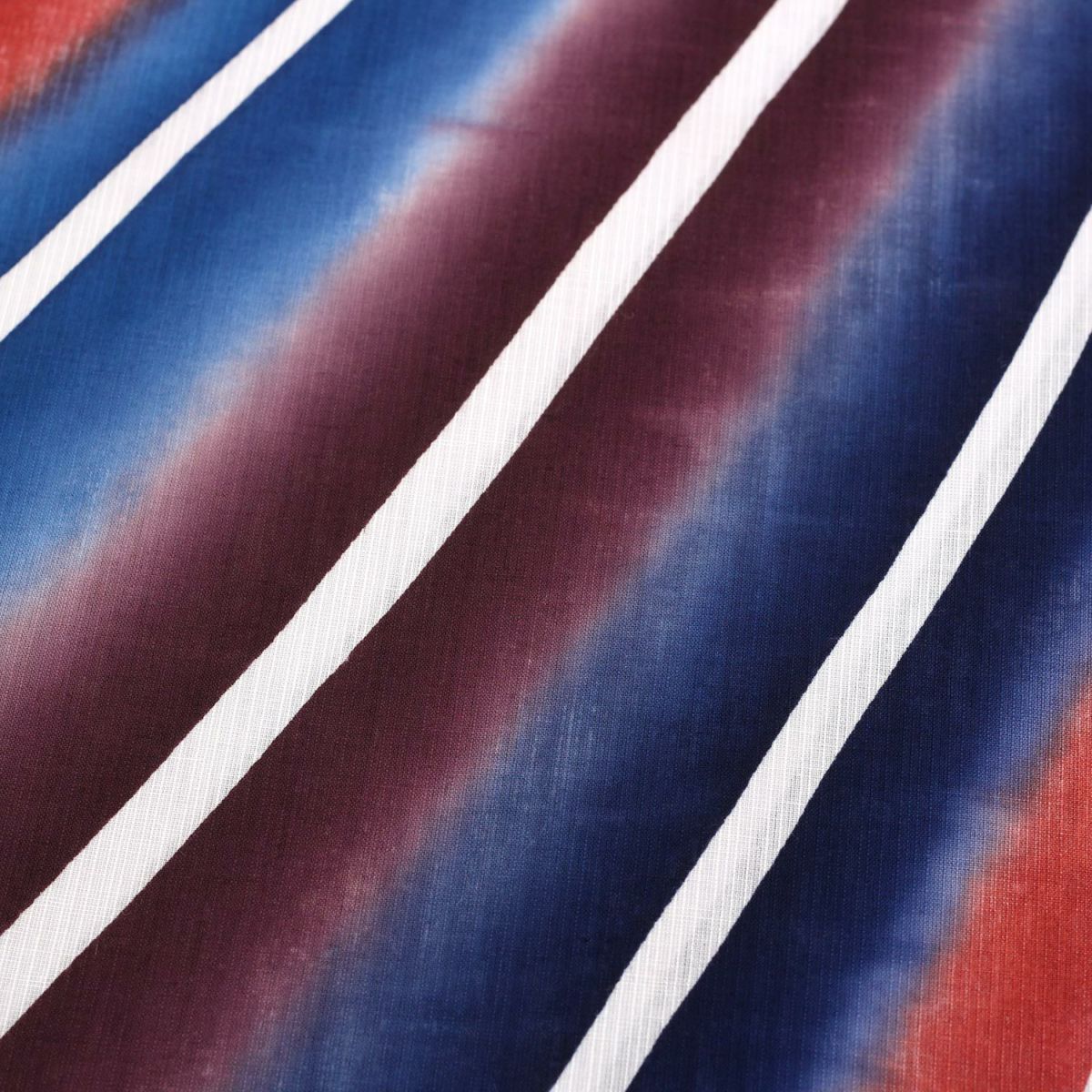 仕立てオーダー浴衣 注染 赤紺縞