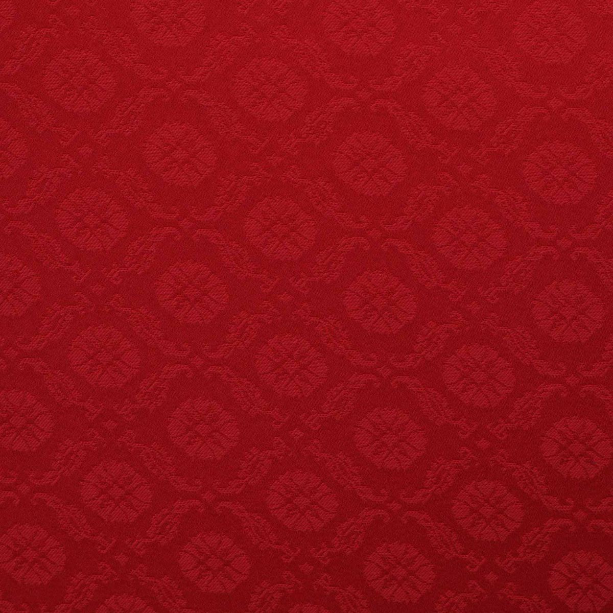 仕立てオーダー着物(もしくは羽織) 洗える着物 小紋 葵 色無地 百華 紅