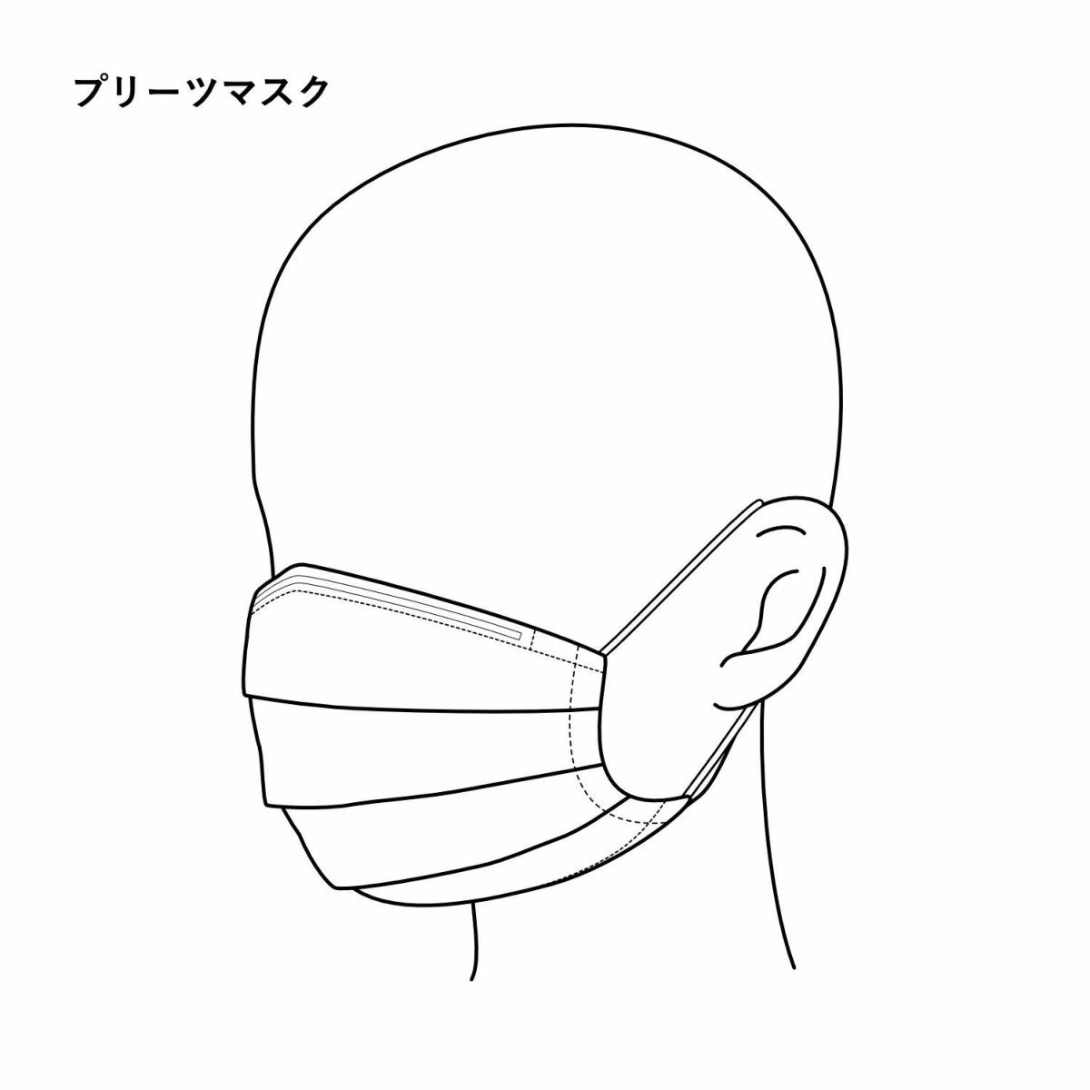 和柄の布マスク