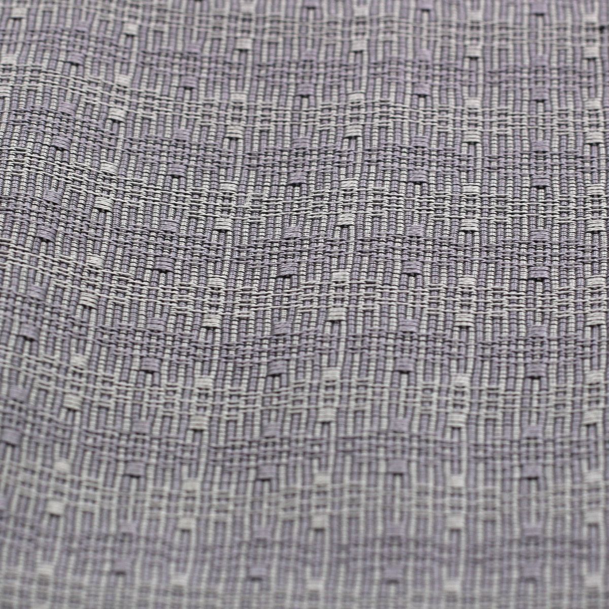 角帯 正絹 米沢織物 畳目 灰白