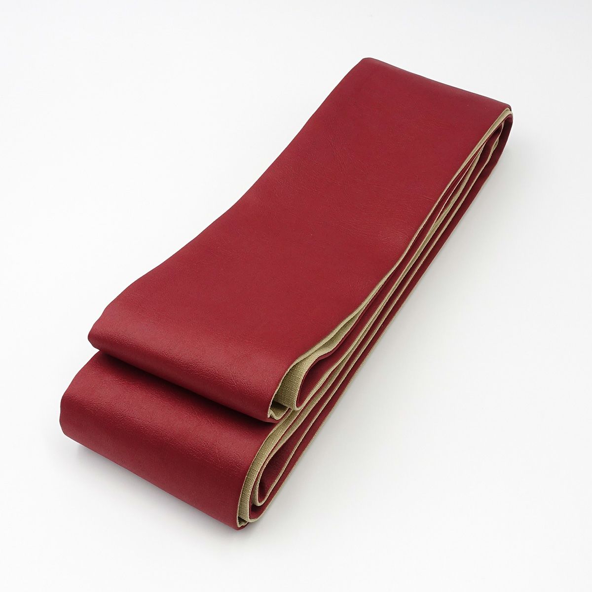 角帯 フェイクレザー リバーシブル 赤