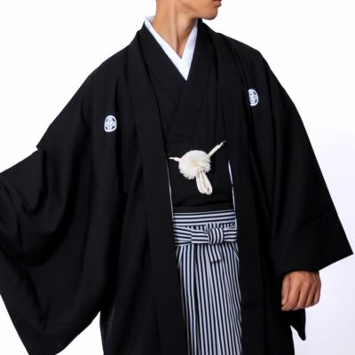 黒紋付羽織袴・フォーマルな男性着物｜男着物の加藤商店【公式】