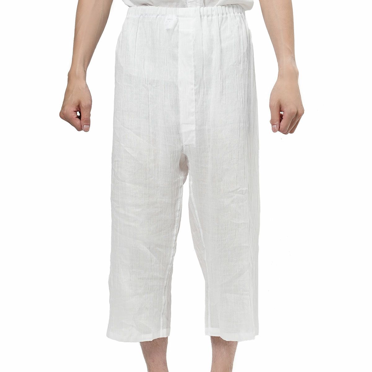 ステテコ メンズ 洗える 楊柳 本麻