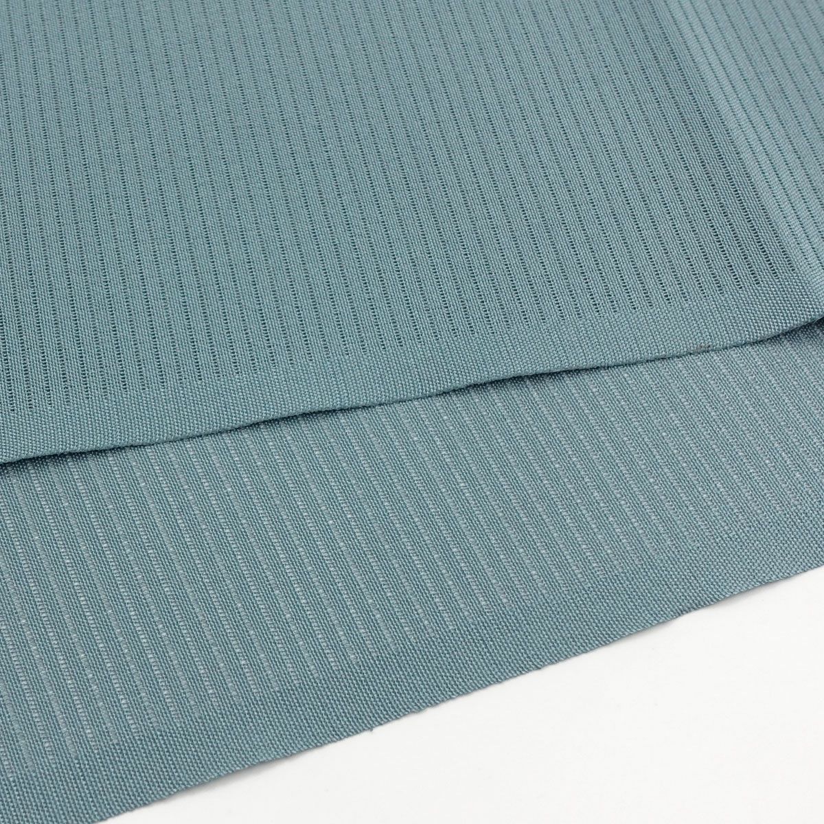 半衿 東レシルック 男衿 絽 ブルーグレー