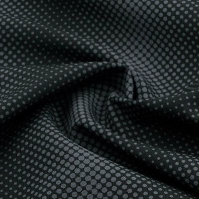 仕立てオーダー着物(もしくは羽織) 洗える着物 小紋 あられ 黒グレー