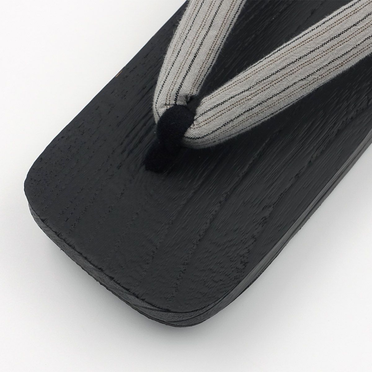 桐下駄 男物 グレー鼻緒