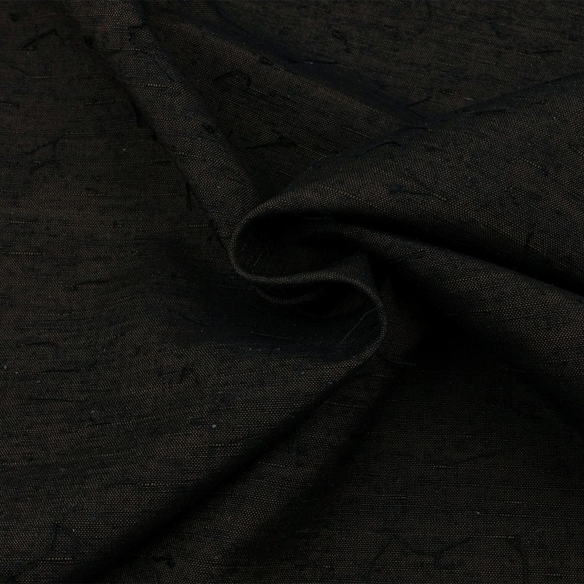 国内仕立て オーダー着物(もしくは羽織) 正絹 古紬結城 紬 焦げ茶 仕立て代込