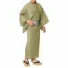 浴衣メンズ 夏着物 小千谷縮 本麻
