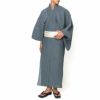 メンズ浴衣 夏着物 近江ちぢみ本麻