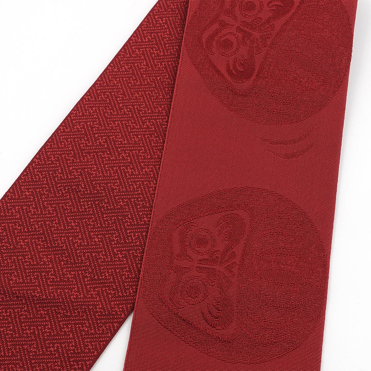 帯ベルト だるま 紗綾型 赤