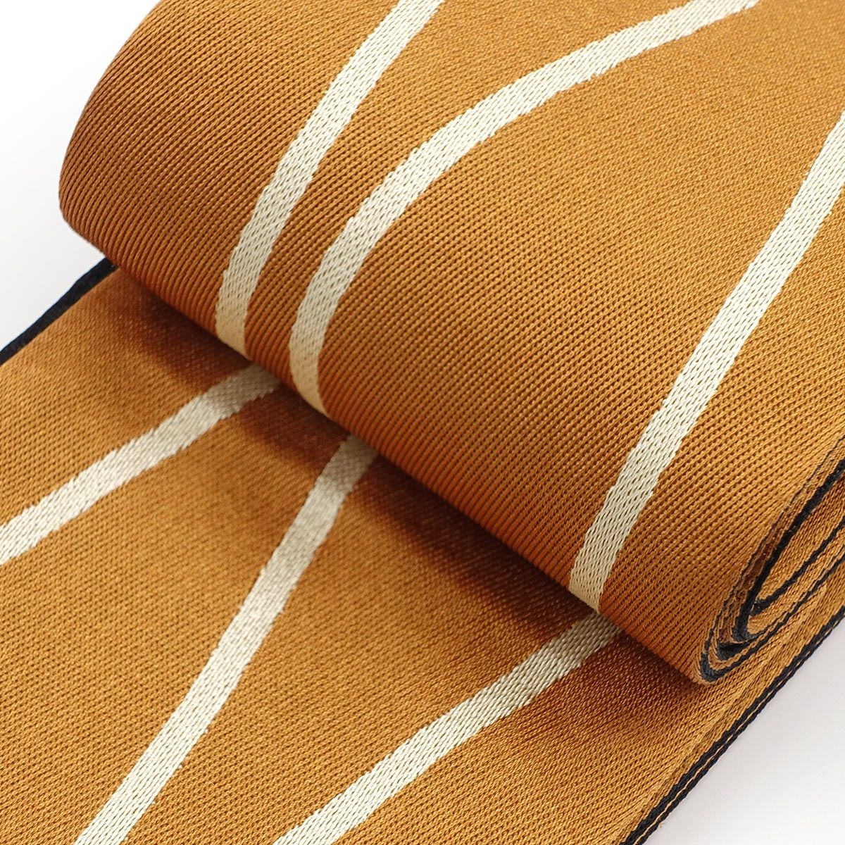 角帯 立涌 橙×黒