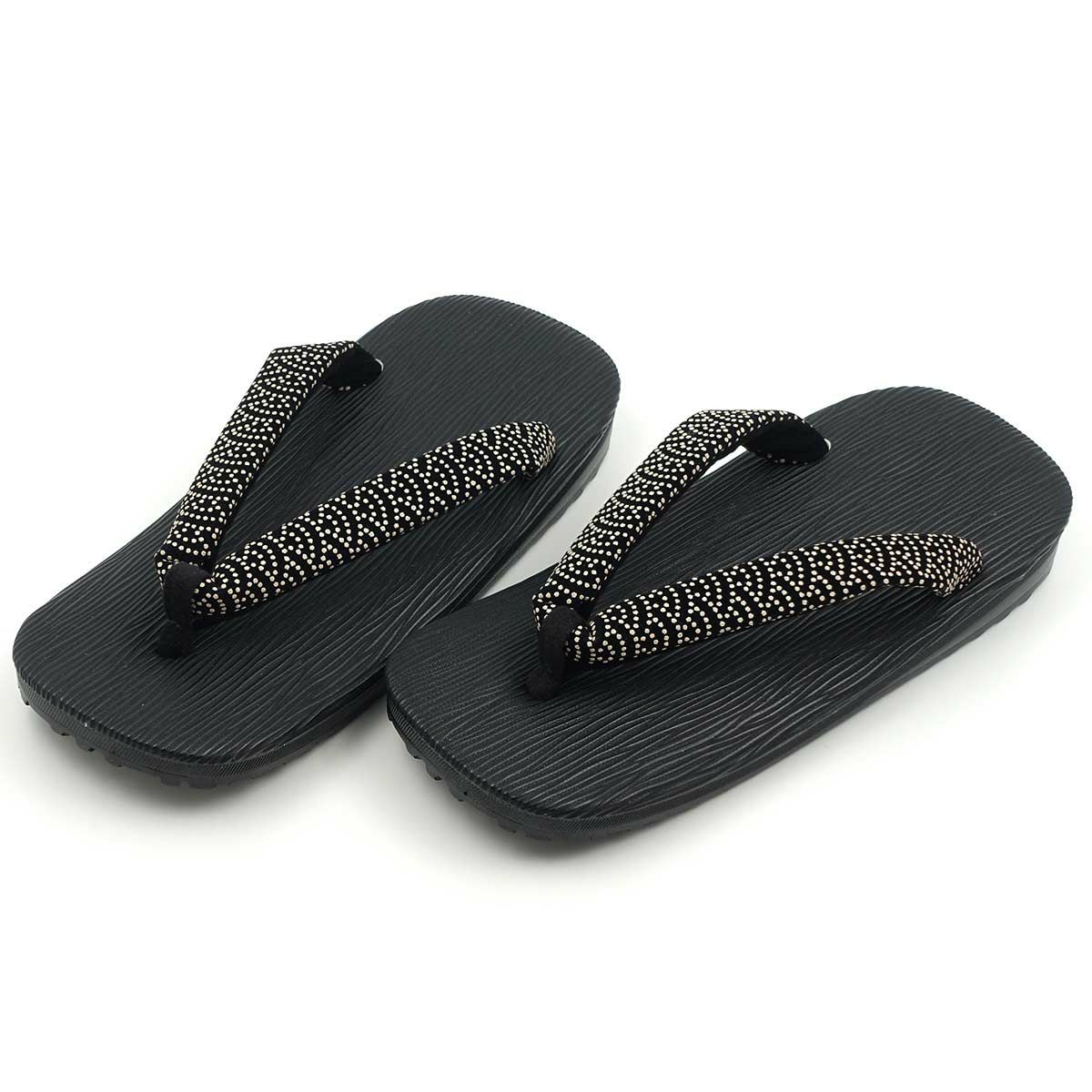 ゴムサンダル 紳士No.180 ブラック L 10足セット メンズ 丸中工業所