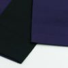 角帯 綿混 リバーシブル 無地 紫×黒