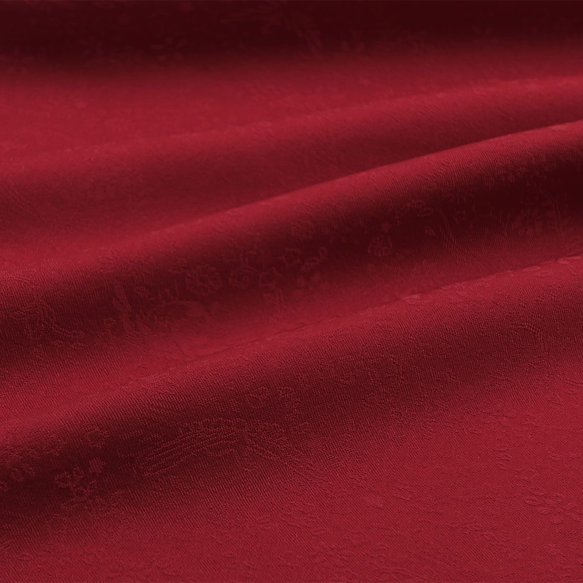 仕立てオーダー着物(もしくは羽織) ちりめん 洗える着物 小紋 テイジン 鳳凰 紅