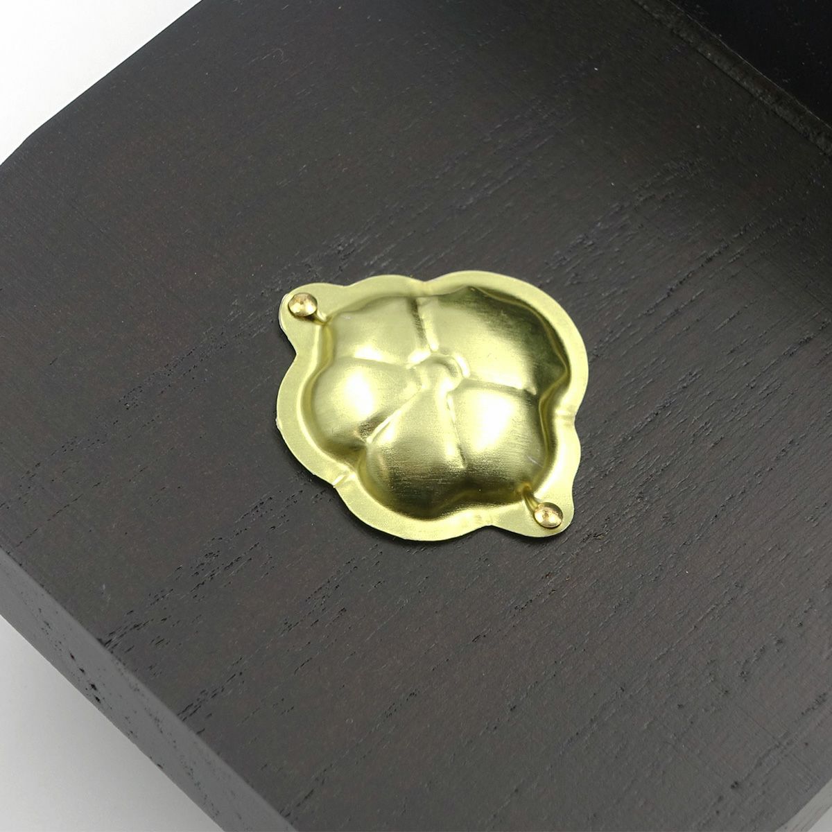 桐下駄 男物 二枚歯 ジャガード織 紺