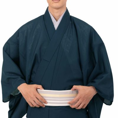 夏着物 洗える 東レシルック 単衣 駒絽 抹茶 | 男着物の加藤商店《公式》