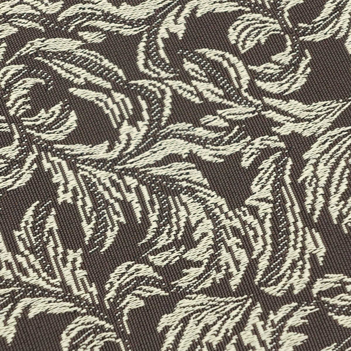 角帯 アカンサス文様 クリーム