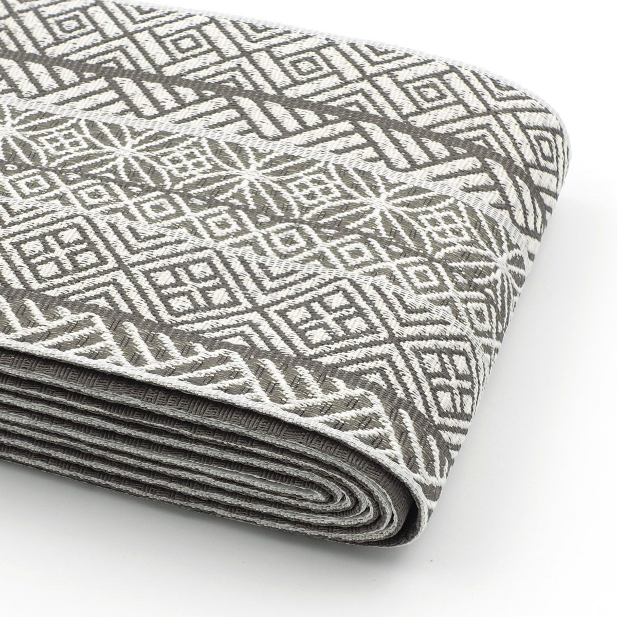 角帯 網代 変わり菱 白×グレー