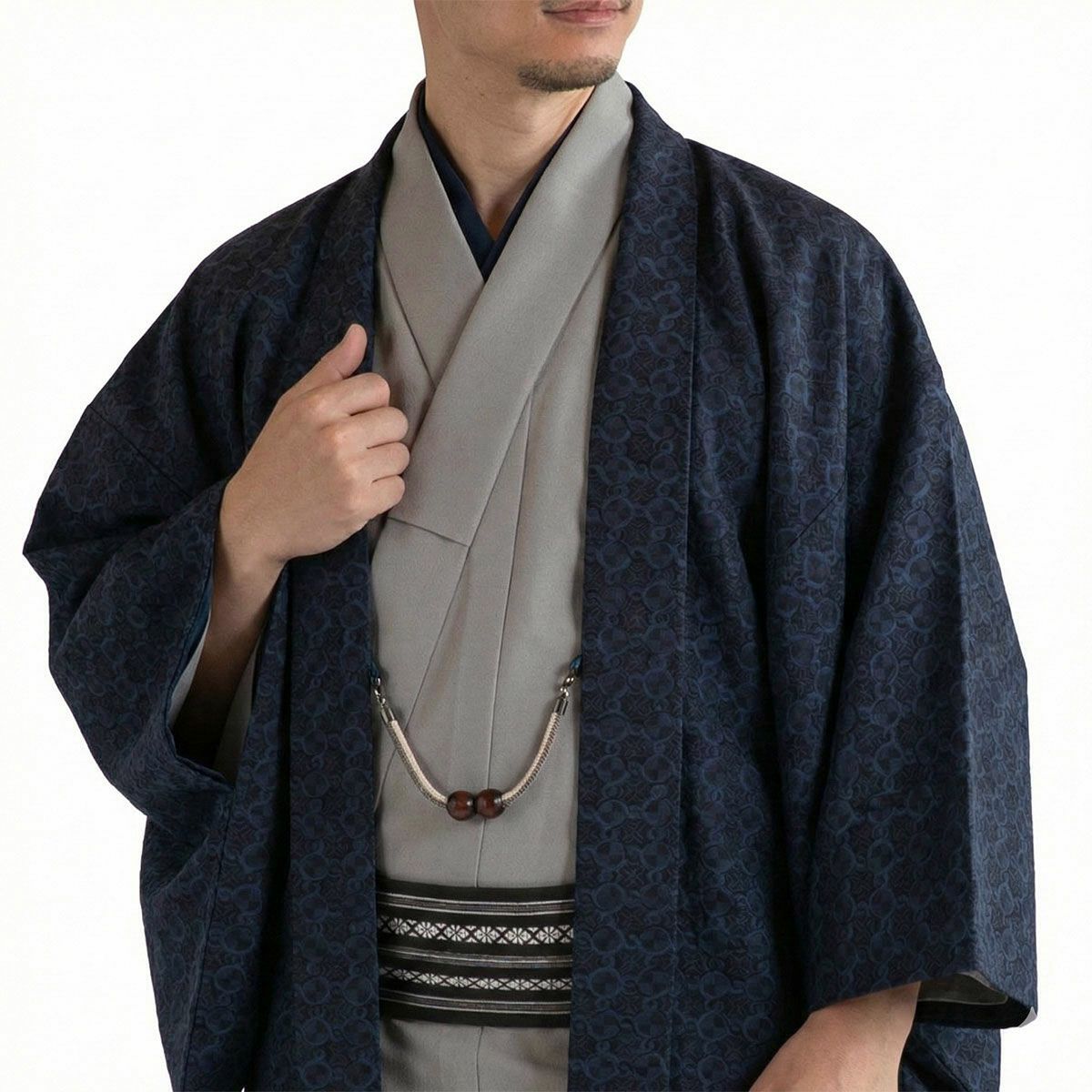 男性着物 正絹 お召
