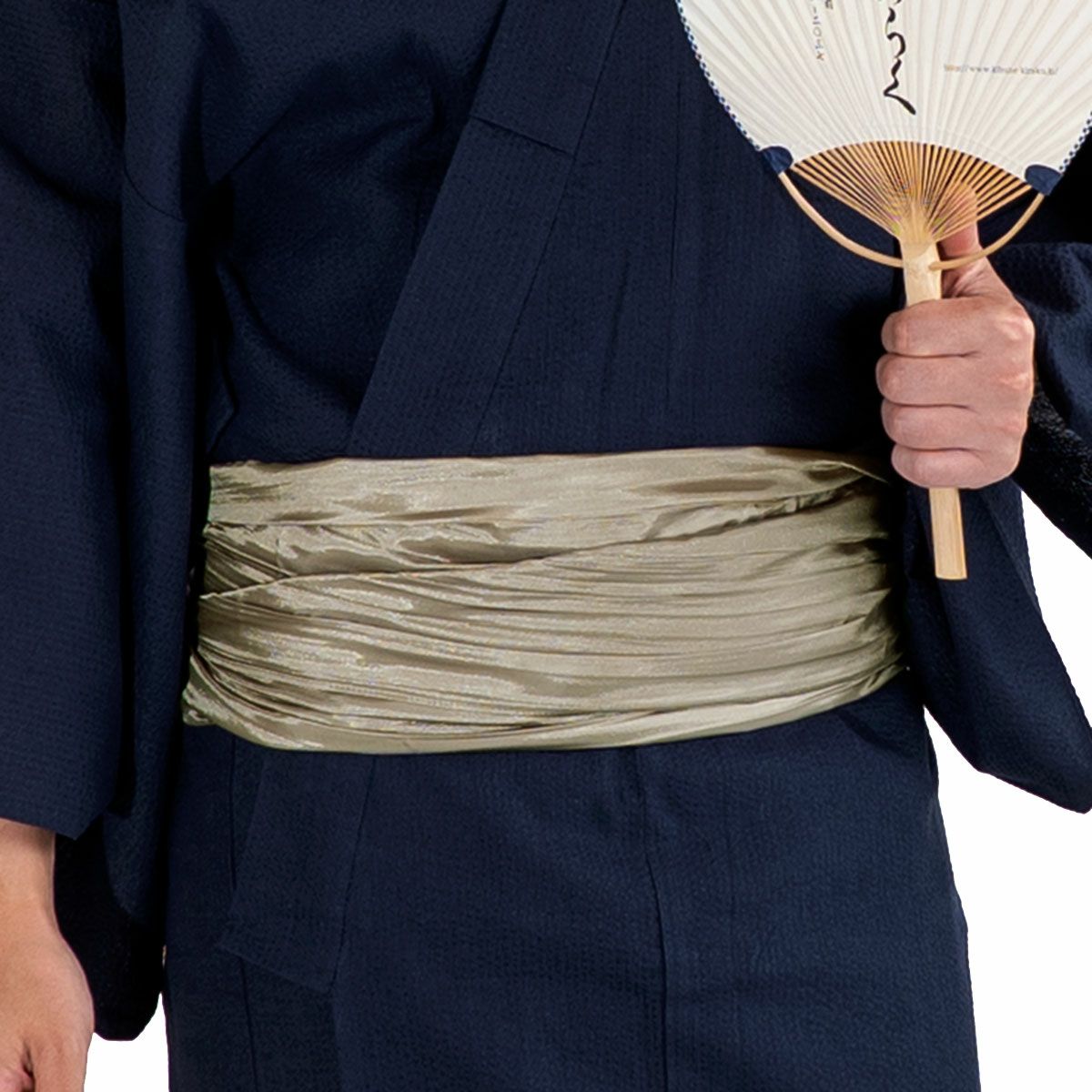 仕立てオーダー浴衣 夏着物 小千谷縮 本麻 青緑 | 男着物の加藤商店