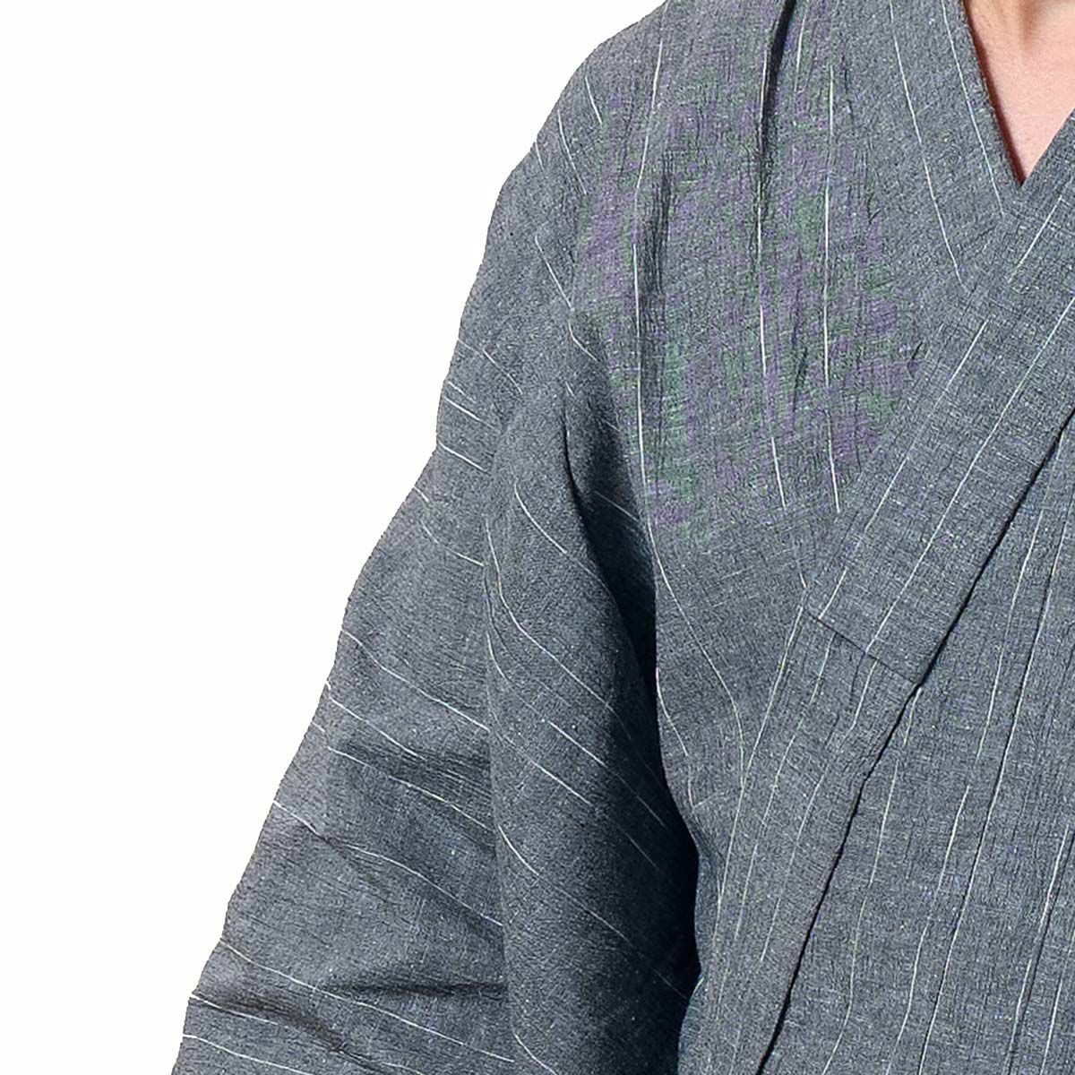 メンズ浴衣 近江ちぢみ綿麻