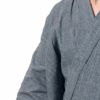 メンズ浴衣 近江ちぢみ綿麻セット
