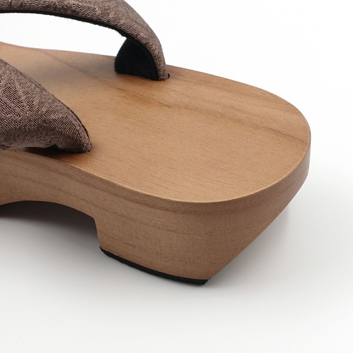 桐下駄 25cm～27cm位まで対応 ピドヒール型台 茶