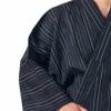 英語ガイドブック付き メンズ浴衣 しじら 綿麻 浴衣セット