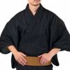 英語ガイドブック付き メンズ浴衣 近江ちぢみ 綿麻