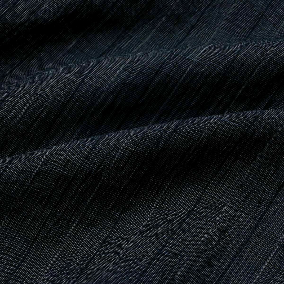 英語ガイドブック付き メンズ浴衣 近江ちぢみ 本麻