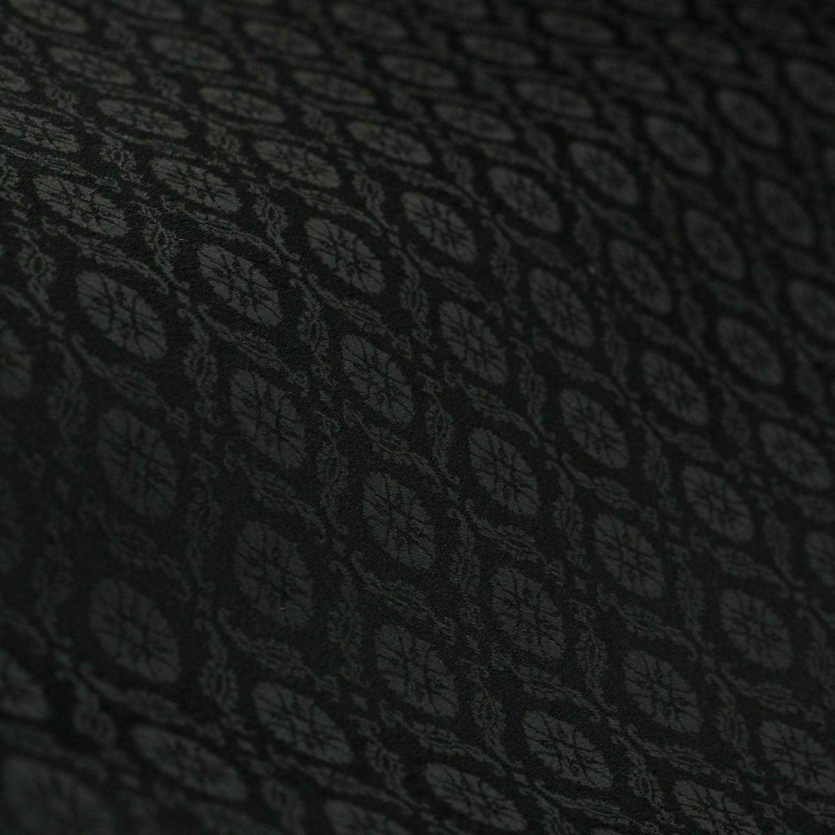 洗える 袷 ちりめん 小紋 菱