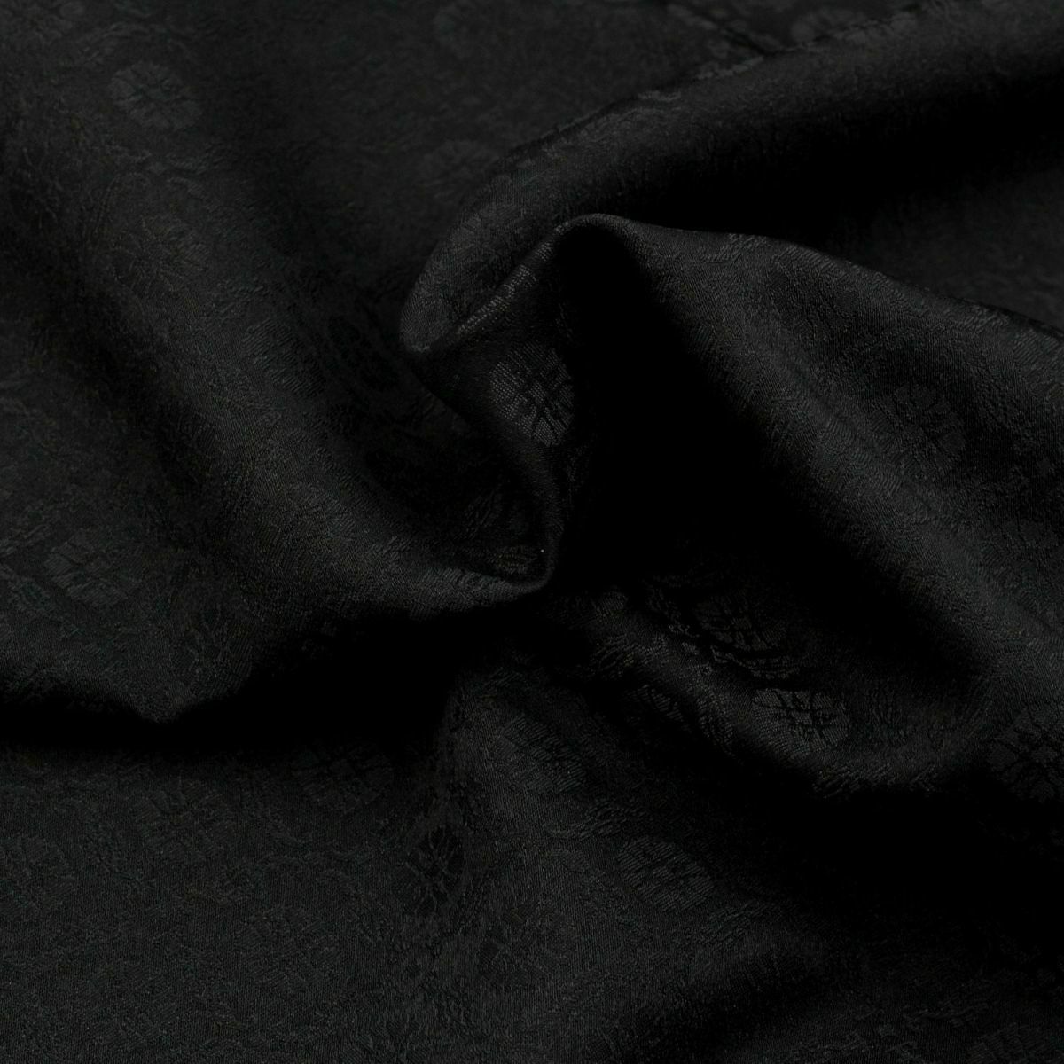 洗える 袷 ちりめん 小紋 菱