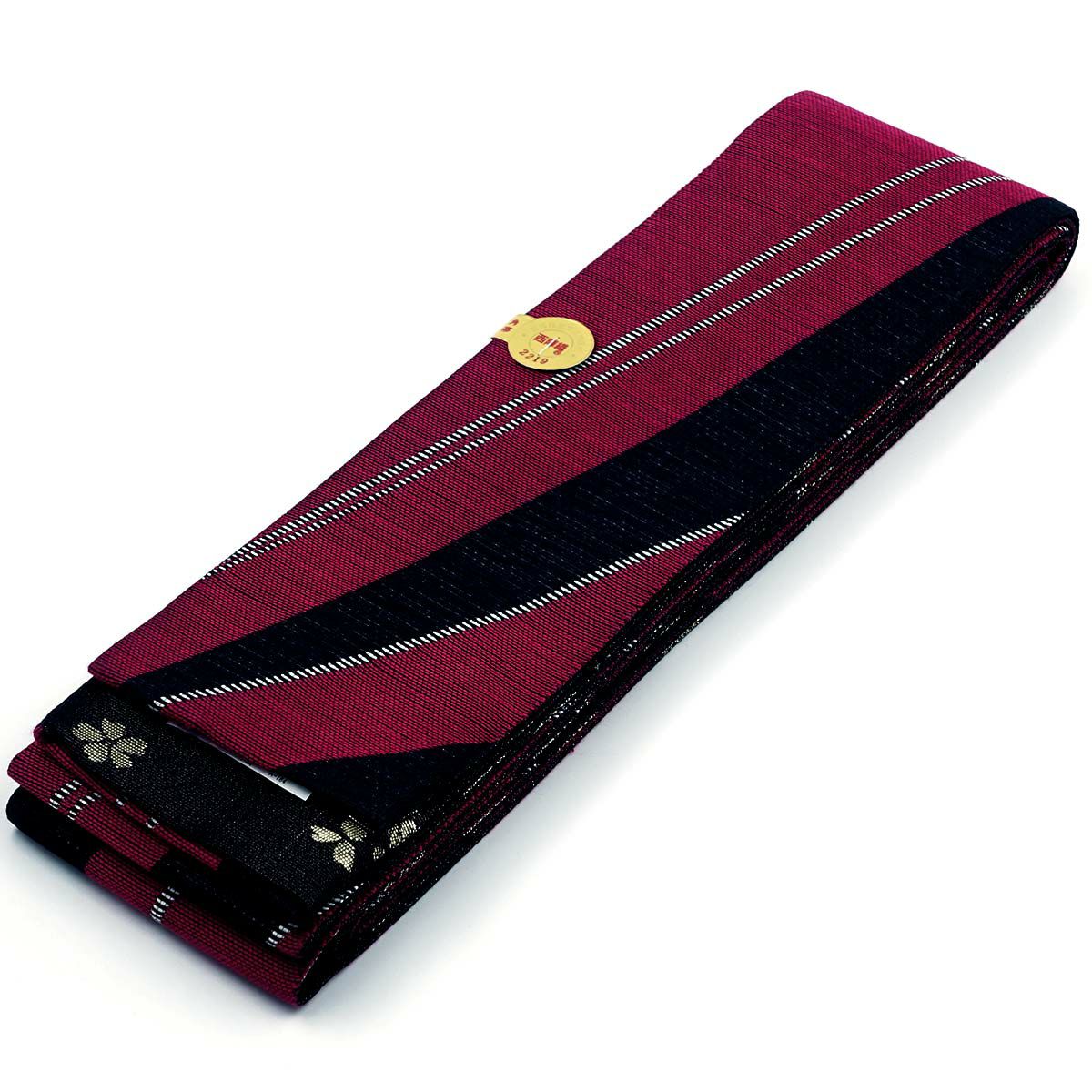 角帯 絹 西陣織 リバーシブル