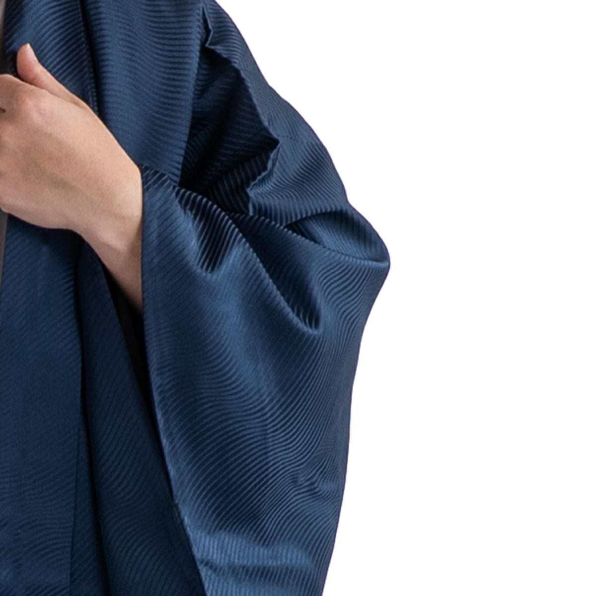 男羽織 正絹 袷 紋意匠 山水額裏付き