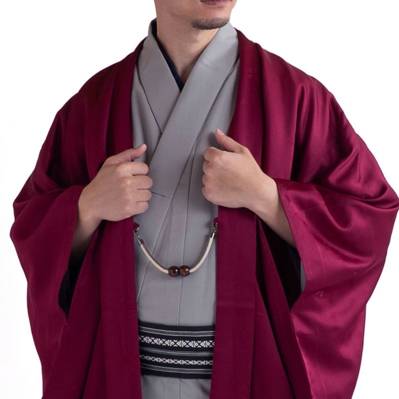 男羽織 正絹 袷 紋意匠