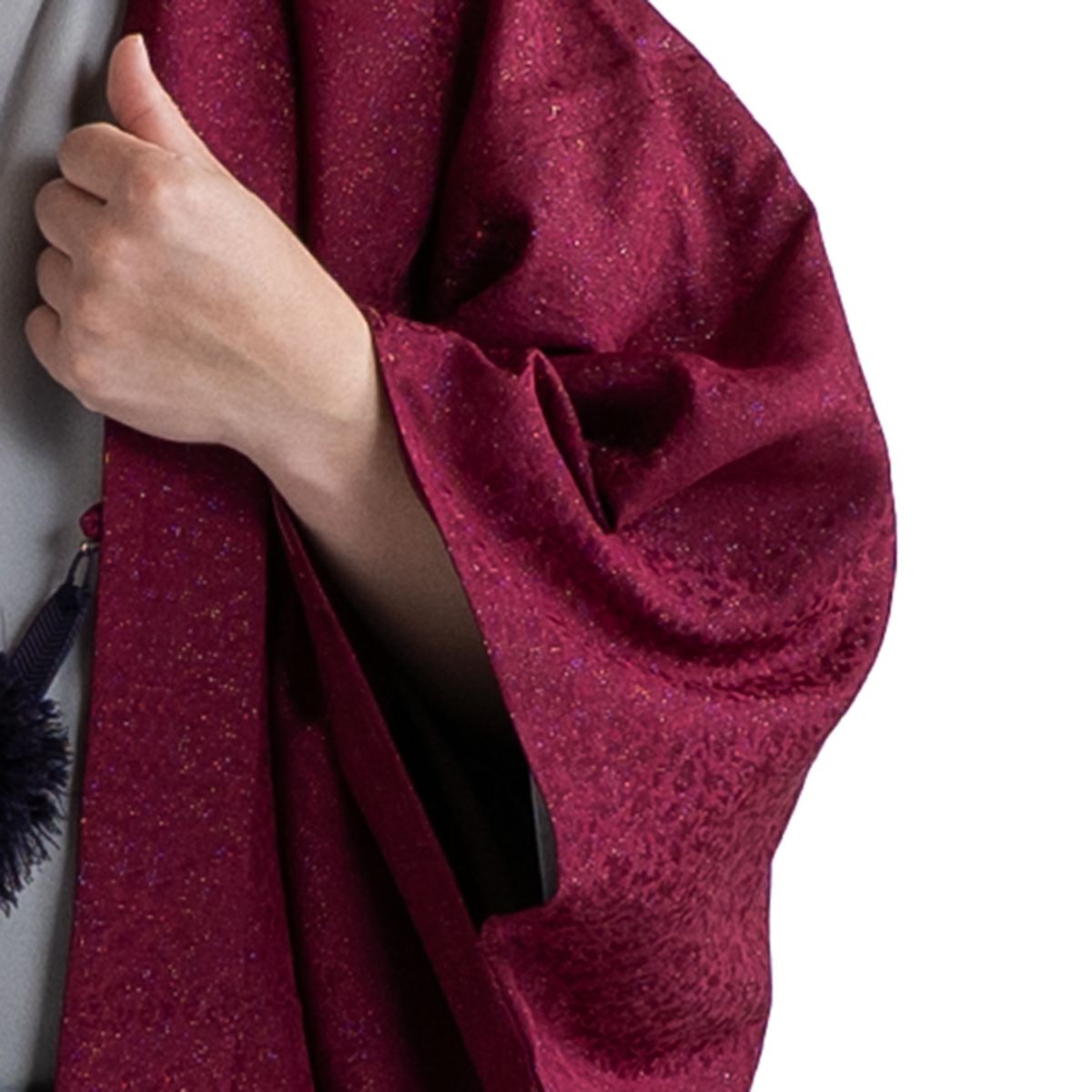 男羽織 正絹 袷 紋意匠