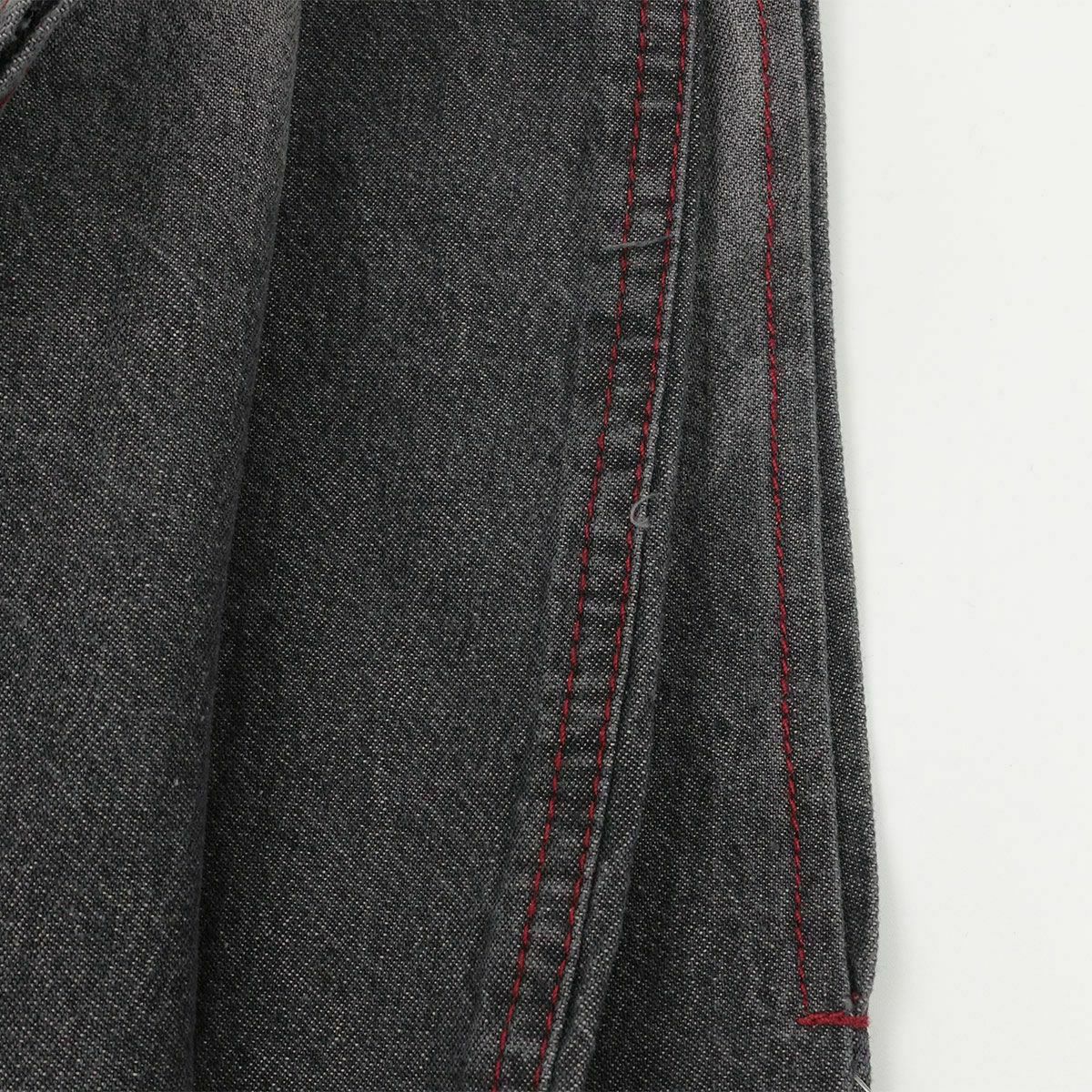 男性着物 デニム着物 黒