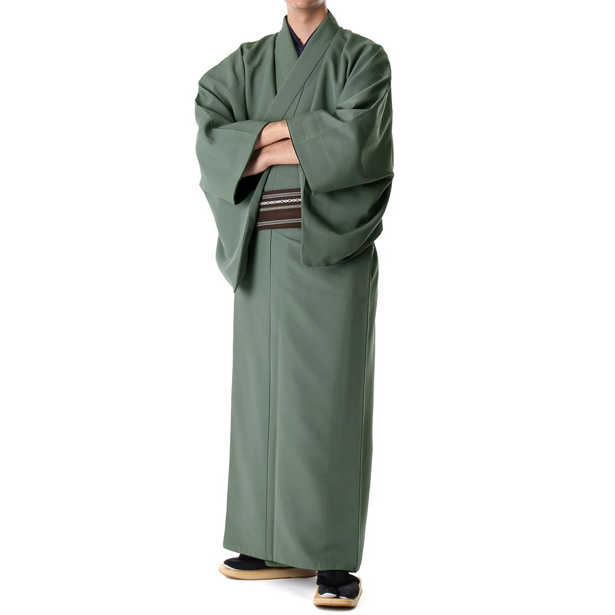 洗える着物 紬 単衣