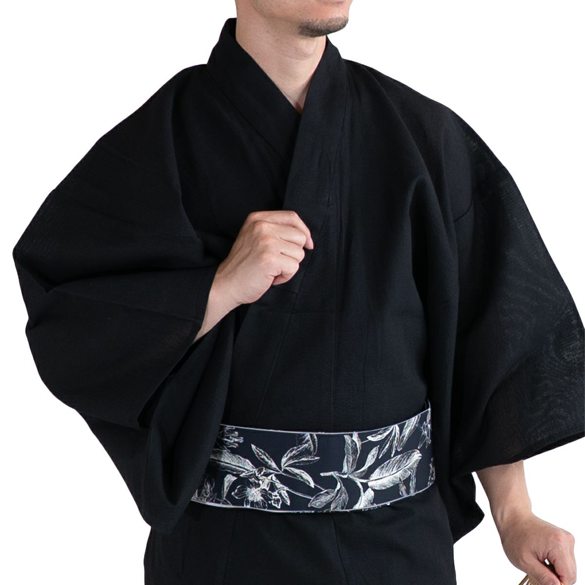 メンズ浴衣 しじら セット