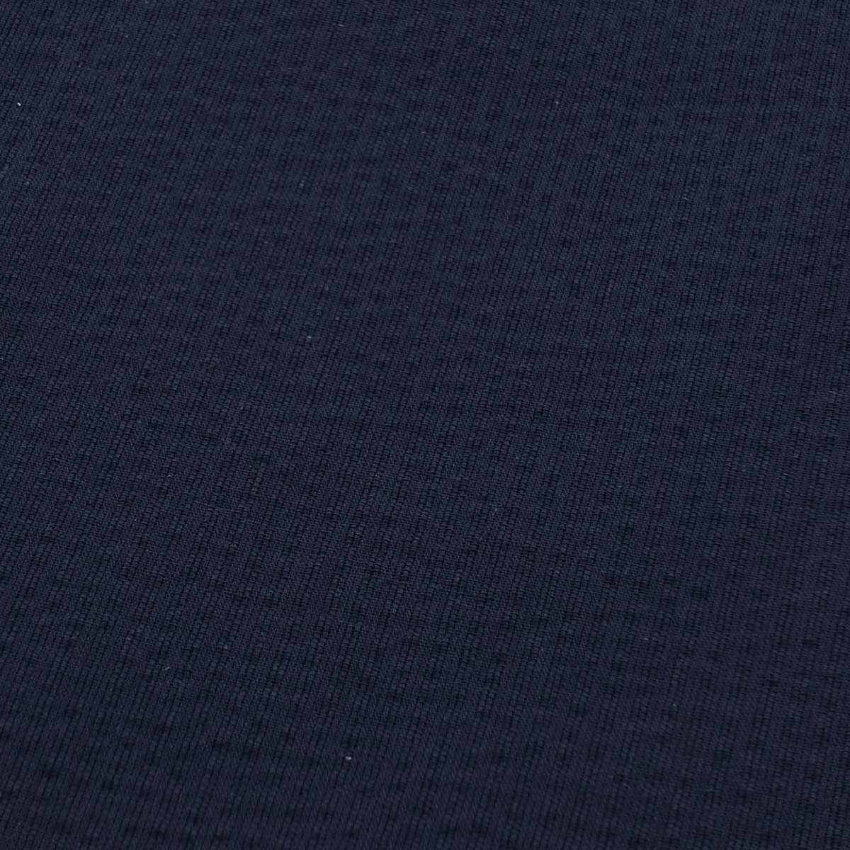 浴衣セット しじら 綿麻 紺 M～LL （浴衣+生成縞角帯+腰紐）