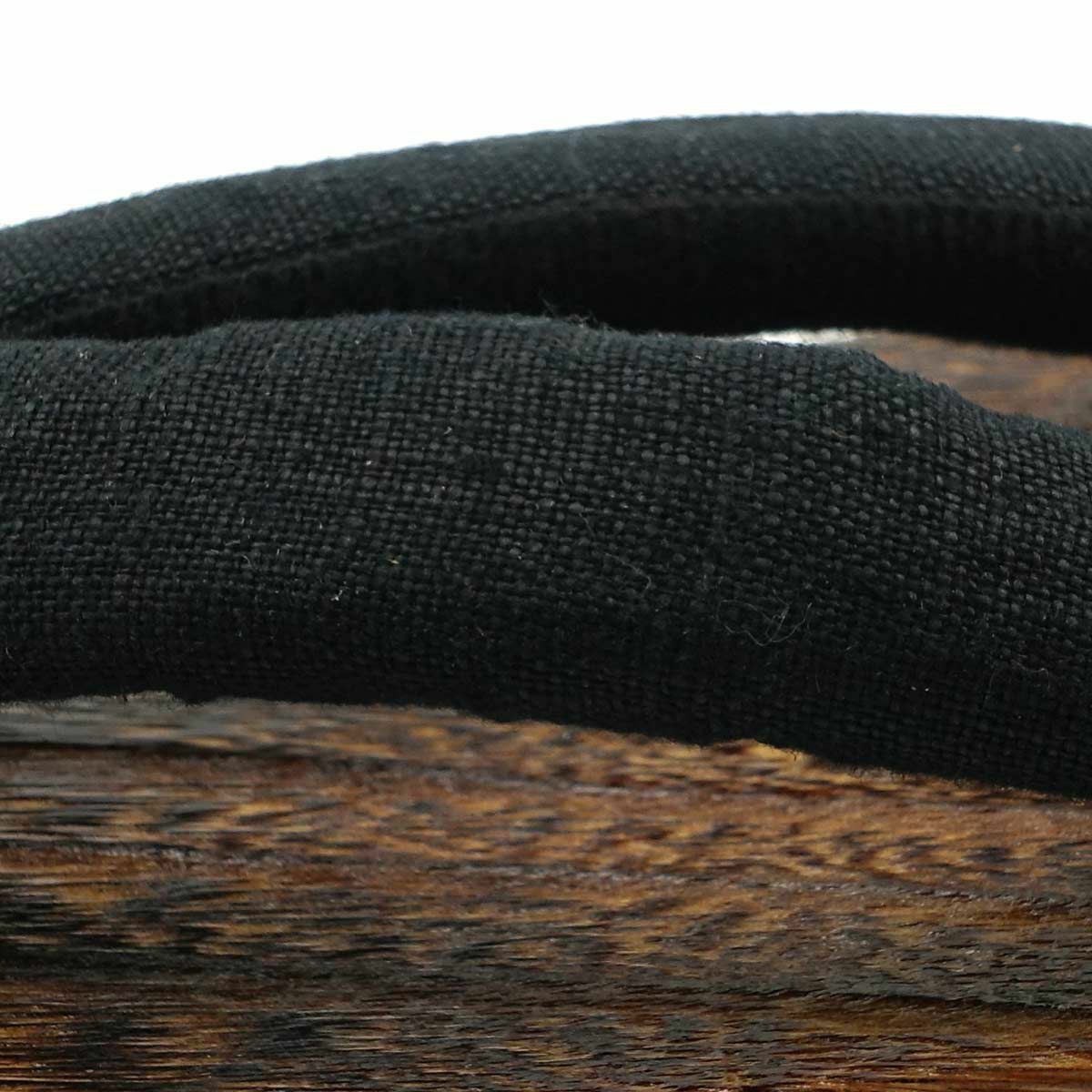 桐下駄 29cm位まで対応 黒鼻緒