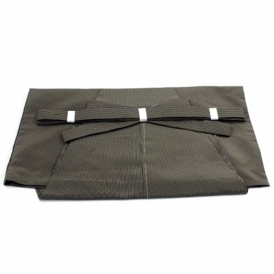 (7-117)馬乗袴　2尺1寸　2枚セット　黒縞 Amazon | [KIMONOMACHI] 袴 縞袴 男性袴 馬乗り袴 単品「黒