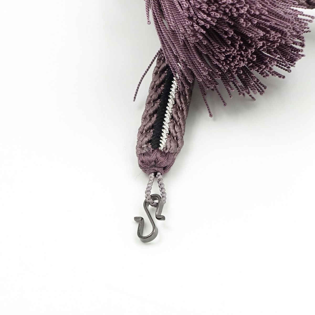 羽織紐 正絹 手組紐 平打ち