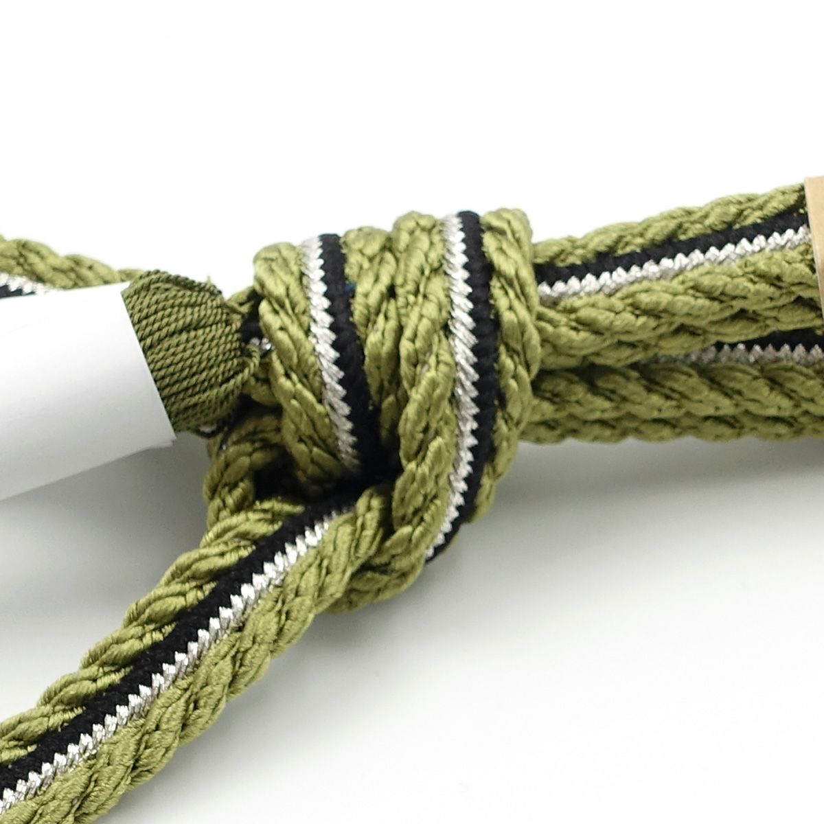 羽織紐 正絹 手組紐 平打ち