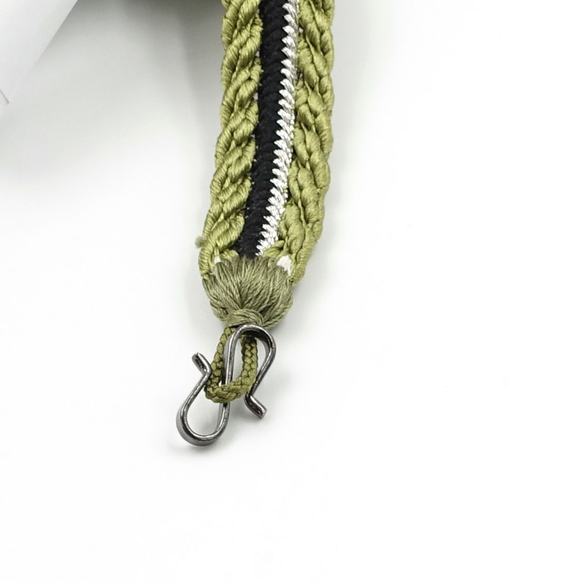 羽織紐 正絹 手組紐 平打ち