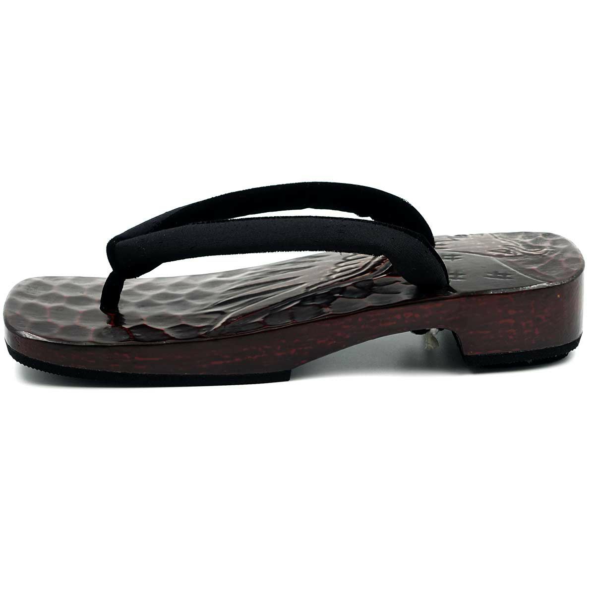 桐下駄 鎌倉彫 27cm位まで対応 総彫り