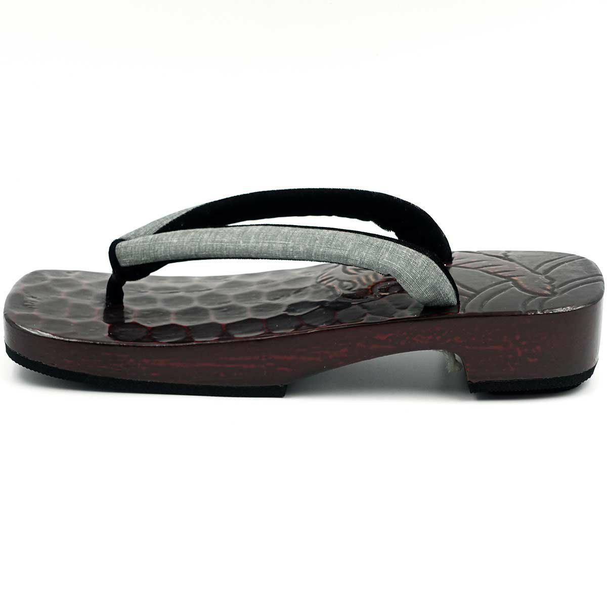  桐下駄 鎌倉彫 27cm位まで対応 総彫り